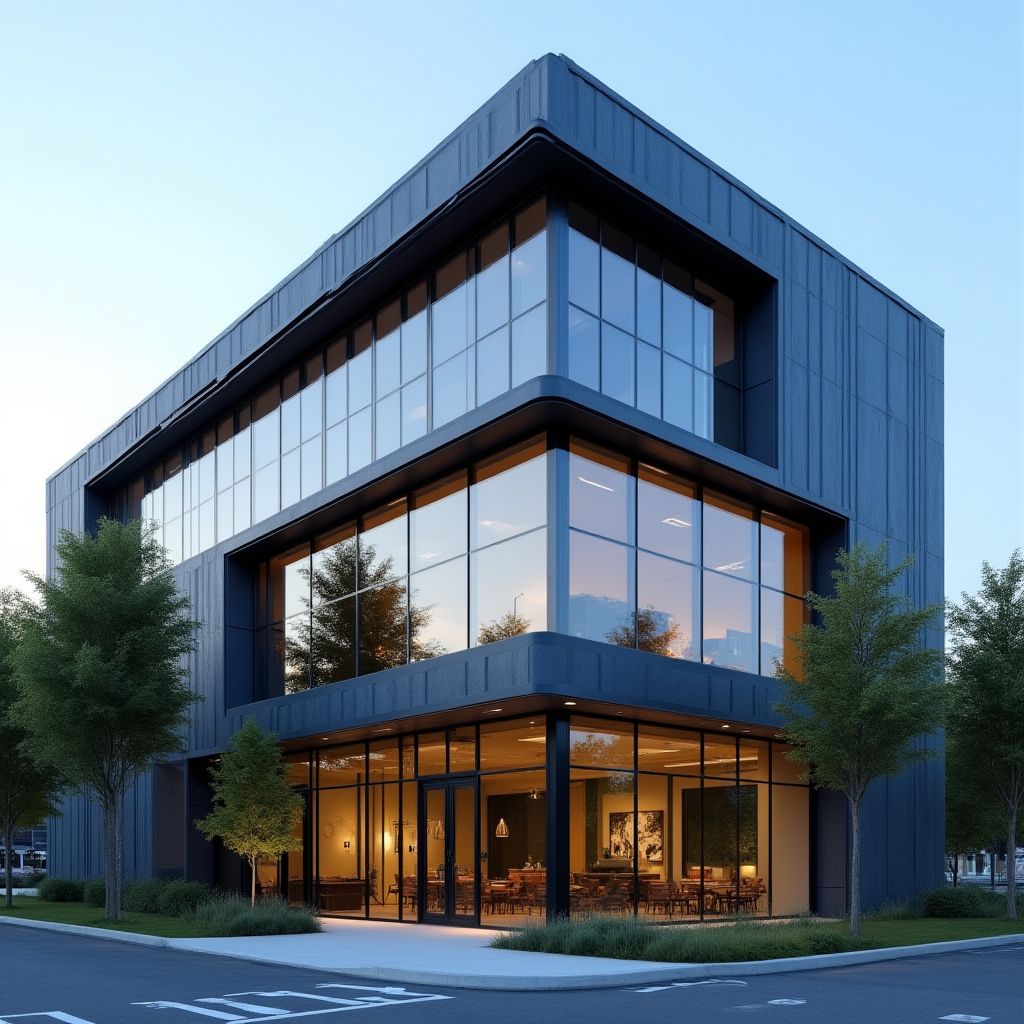 FinansDanışman ofis binası modern mimari